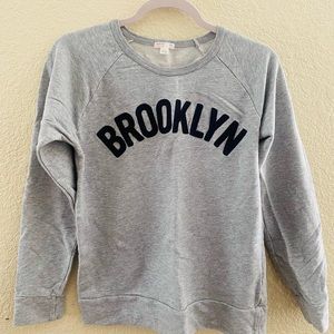 Crew cuts comfy sweater grey size 14